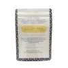 Back of the Golden Teacher pouch with dosing and onset notes