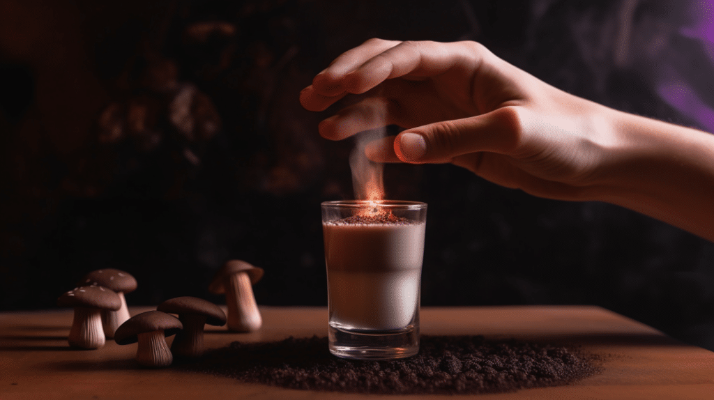 photo of chocolate magic mushroom