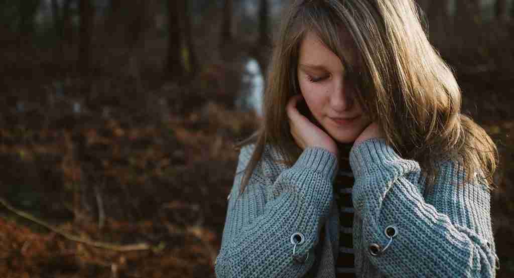 woman having mental sickness