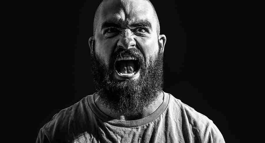 frustrated person with Residual schizophrenia