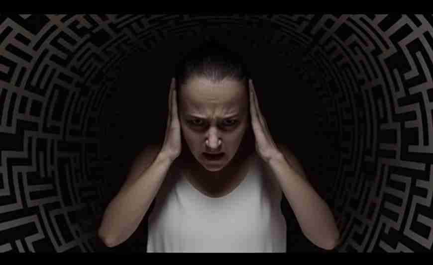 woman with Catatonic schizophrenia