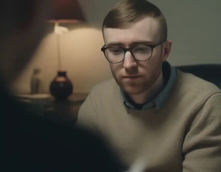 A man in therapy
